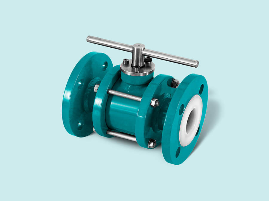 TLBVA23, Teflon™ lined ball valve